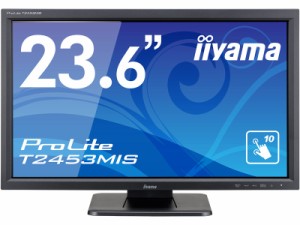 iiyama [T2453MIS-B1] タッチパネル液晶ディスプレイ 23.6型 / 1920x1080 / D-sub、HDMI、DisplayPort / ブラック / スピ… [PSE認証済]