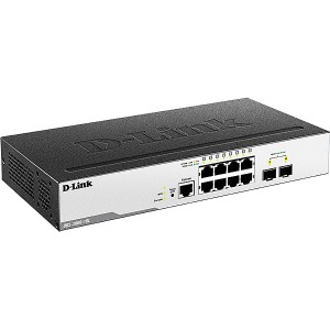 D-Link [DGS-3000-10L/B1] DGS-3000-10L Managed L2スイッチ 10/100/1000BASE-Tポート×8、SFPスロット×2、リミテッドライフタイム保証