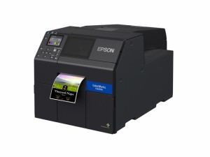 EPSON [CW-C6020AG] カラーラベルプリンター/用紙幅4インチ/フォト顔料インク搭載/オートカッターモデル