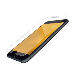 ELECOM [PM-A22SFLGG] iPhone SE 第3世代/SE 第2世代/8/7/6s/6用ガラスフィルム/0.33mm/高透明