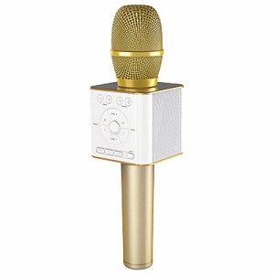 GOPPA [GP-BTDMIC/G] ゴッパ シンガソン Bluetoothカラオケデュエットマイク (Gold) スマートフォンとBluetoothでつないでカラオケ唄…