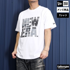 ニューエラ Tシャツ メンズ 上 NEW ERA 半袖 ペイズリー カジュアル ビッグロゴ 14121885 送料無料 新作