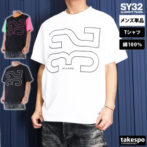 スウィートイヤーズ Tシャツ メンズ 上 SY32 by SWEET YEARS 半袖 ビッグロゴ 14136 送料無料 新作