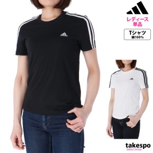 アディダス Tシャツ レディース 上 adidas 半袖 3ストライプス サイドライン 28870 新作