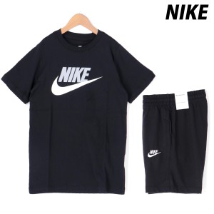 ナイキ Tシャツ ハーフパンツ ジュニア 上下 NIKE 半袖 ビッグロゴ 綿T AR5252 送料無料 新作