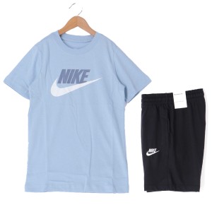 ナイキ Tシャツ ハーフパンツ ジュニア 上下 NIKE 半袖 ビッグロゴ 綿T AR5252 送料無料 新作