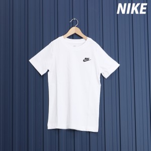 ナイキ Tシャツ ジュニア 上 NIKE 半袖 綿T ワンポイント コットン100% AR5254 新作