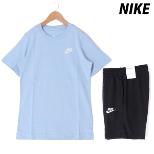 ナイキ Tシャツ ハーフパンツ ジュニア 上下 NIKE 半袖 綿T ワンポイント AR5254 送料無料 新作