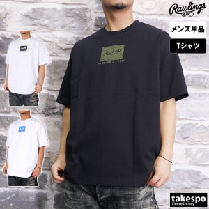 ローリングス Tシャツ メンズ 上 Rawlings 半袖 ゆったり オーバーサイズ AST14S07 SALE セール アウトレット