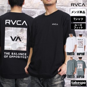 ルーカ Tシャツ メンズ 上 RVCA バックプリント付き 半袖 ボックスT ゆったり BE041224 送料無料 新作