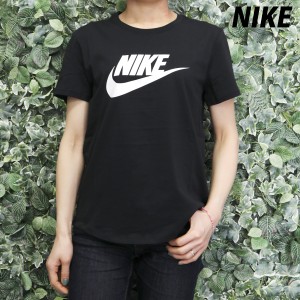 ナイキ Tシャツ レディース 上 NIKE 半袖 スウッシュ 綿100% コットン DX7907