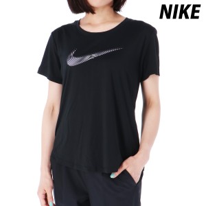 ナイキ Tシャツ レディース 上 NIKE ドライ 吸汗 速乾 半袖 BLK 送料無料