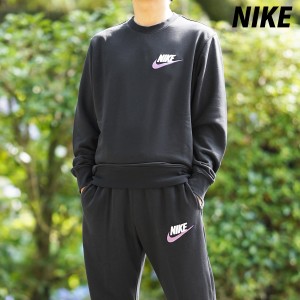 ナイキ スウェット メンズ 上下 NIKE クルーネック トレーニングウェア BLK 送料無料