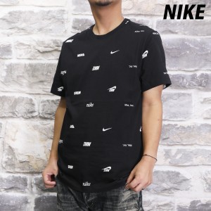 ナイキ Tシャツ メンズ 上 NIKE コットン100% グラフィック 綿 半袖 BLK 送料無料 新作