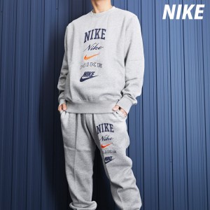 ナイキ スウェット メンズ 上下 NIKE クルーネック 裏フリース カジュアル トレーニングウェア FN2611 送料無料 新作