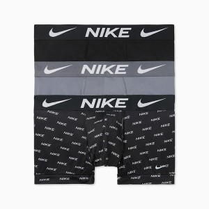 ナイキ ボクサーパンツ メンズ NIKE 3枚セット USサイズ ドライ 吸汗 速乾 TRUNK 3PK GRY 送料無料 新作