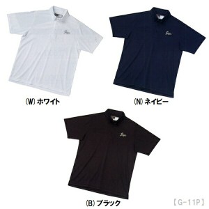 送料無料 久保田スラッガー ポロシャツ 半袖 シャツ メンズ シンプル 刺繍ロゴ ボタンダウン G-11P