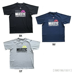 マジェスティック MAJESTIC メンズ Tシャツ チームマジェスティック ロゴTシャツ XM01MJ1S01
