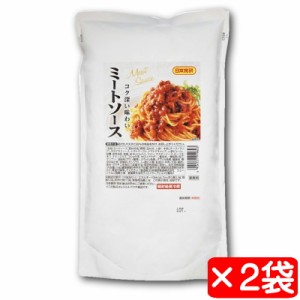 ミートソース 2袋(1袋1kg)【日本食研・業務用ソース】コクの深い味わい、ストレートタイプ【ポスト便】