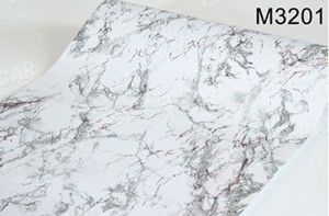 【10M】 m3201 乳白色×グレー 大理石 壁紙 カッティングシート インテリア リフォーム 多用途 シール タイル ウォールステッカー 石目