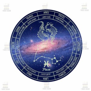 蓄光 光る 星座 うお座 Pisces ウォールステッカー 多用途 パーティー イベント シール C917-12