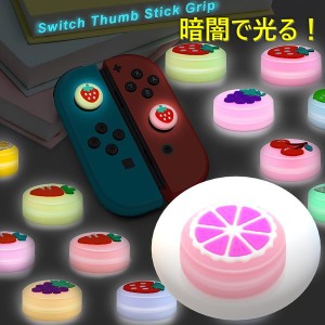 暗闇で光る☆ Nintendo Switch/Lite 対応 スティックカバー 【dco-151-05】 蓄光 シリコン キャップ スイッチ ジョイコン