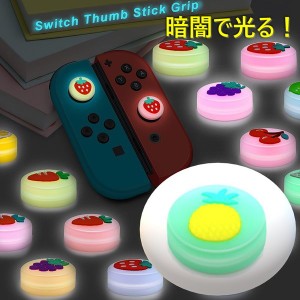 暗闇で光る☆ Nintendo Switch/Lite 対応 スティックカバー 【dco-151-25】 蓄光 シリコン キャップ スイッチ ジョイコン