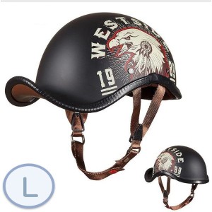 【インテリア用】   ハーフヘルメット アメリカン 　【209-C】 Lサイズ  半キャップ 半ヘル