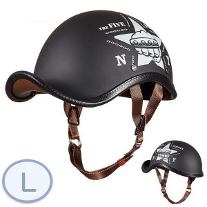 【インテリア用】   ハーフヘルメット アメリカン 　【209-K】 Lサイズ  半キャップ 半ヘル