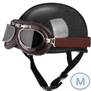【インテリア用】   ハーフヘルメット アメリカン 　【205-C】 Mサイズ  半キャップ 半ヘル
