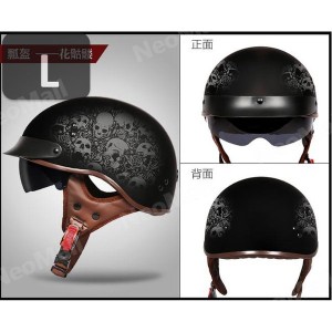 【インテリア用】   ハーフヘルメット アメリカン 　【200-I】 Lサイズ  半キャップ 半ヘル