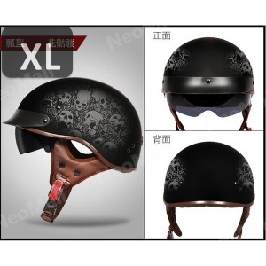 【インテリア用】   ハーフヘルメット アメリカン 　【200-I】 XLサイズ  半キャップ 半ヘル