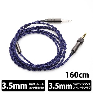 (在庫限り) e☆イヤホン・ラボ　Iolite Screw4Mini-3.5mm (ヘッドホン専用ねじ込みロック型仕様) 160cm ヘッドホンケーブル (SONY MDR-MV