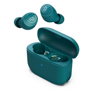 ワイヤレスイヤホン JLAB ジェイラブ Go Air Pop True Wireless Earbuds Teal イヤホン ワイヤレス Bluetooth 最大32時間再生 マイク付き