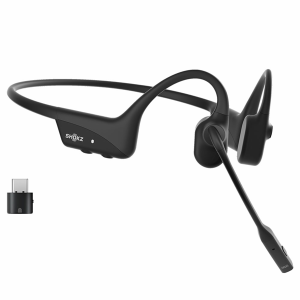 Shokz OpenComm2 UC USB-C ショックス 骨伝導ヘッドセット 骨伝導イヤホン Bluetooth イヤホン ワイヤレス ブルートゥース マイク付き テ