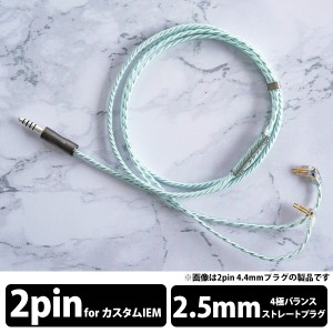 (お取り寄せ) WAGNUS. ワグナス Zillion Sheep Acqua  2.5mm 4極 Custom 2pin type イヤホンケーブル リケーブル (送料無料)