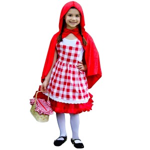 赤ずきん コスプレ 衣装 コスチューム 子供 キッズ マント エプロン ハロウィン RED RIDING HOOD