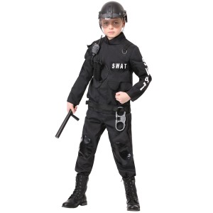 スワット コス コスプレ 仮装 スワット コスチューム キッズ 子供 ポリス swat