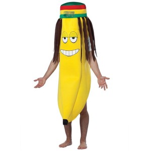 バナナ おもしろ レゲエ 仮装 コスプレ  コスチューム お笑い 爆笑 衣装 RASTA BANANA COSTUME