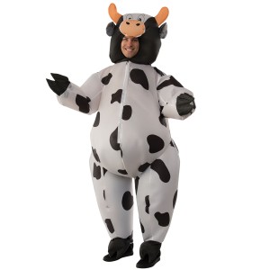 ウシ おもしろ 動物 膨らむ 仮装 コスプレ  コスチューム COW COSTUME