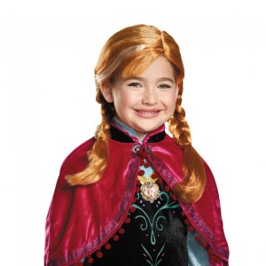 送料無料 アナと雪の女王 アナ キッズ用 ウィッグ 幼児用 Disney 仮装 ハロウィン ディズニー Frozen