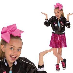 送料無料 ジョジョシワ コスプレ 子供服 ドレス ワンピース リボン ハロウィン キッズ JoJoSiwa