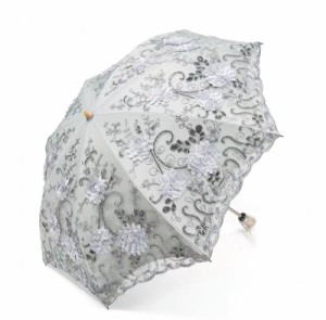 20220712-5 折り畳み傘 晴雨兼用 レディース UVカット 遮熱 刺繍 雨傘日傘 紫外線カット
