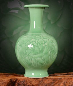 VA84-2花瓶 かびん 花器 花入れフラワーベース インテリア 雑貨 花柄 陶器
