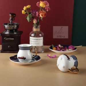 ティー・コーヒーカップセット カップ2客セット 陶磁器ティーセット