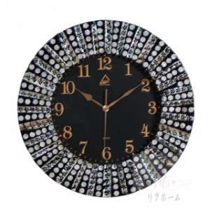 貝殻 キラキラ綺麗な時計 高級 美しい 掛け時計 壁掛け時計
