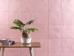 WS19-4背景壁 3D立体レンガ模様壁紙 防水 汚い防止 カビ防止 色選びます 50枚 ピンク