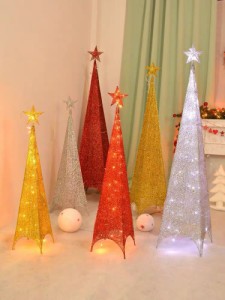 クリスマスツリー 90cm おしゃれ 収納簡単 LEDイルミネーション ストリングライト イルミネーションライト。