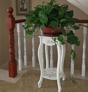 サイドテーブル コンソールテーブル 玄関テーブル 花台 電話台 アンティーク調デザイン 植木鉢置き