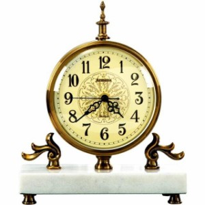 アメリカ式 復古置時計 高級置物 静音置時計 大理石